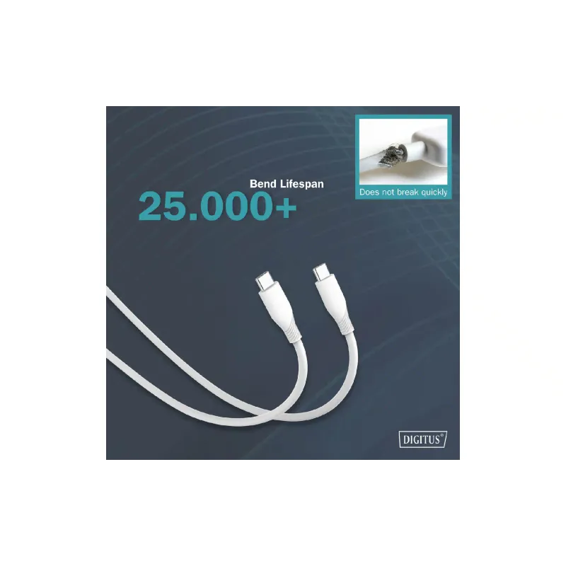 Kabel Digitus, White (AK-300341-020-W)