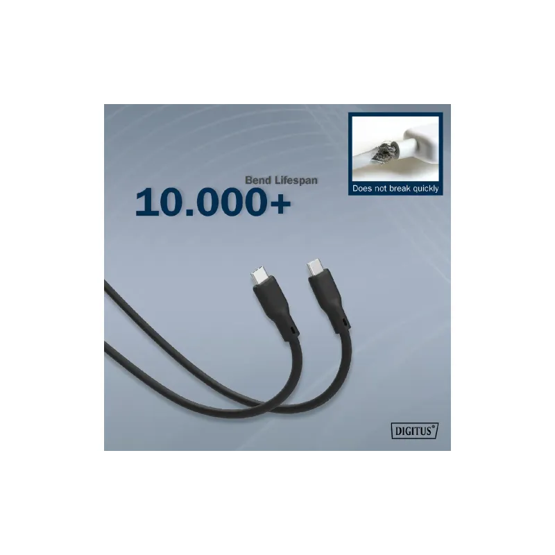 Kabel Digitus, Black (AK-300342-010-S)