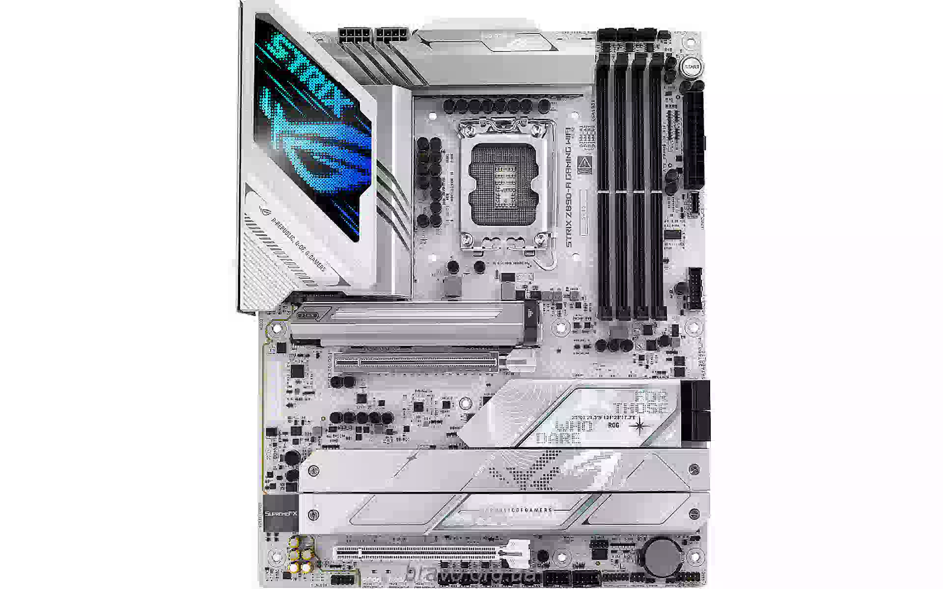 اللوحة الأم Asus (R0G STRIX Z890A GAMING WIFI) اللوحة الأم Asus (R0G STRIX Z890A GAMING WIFI)
