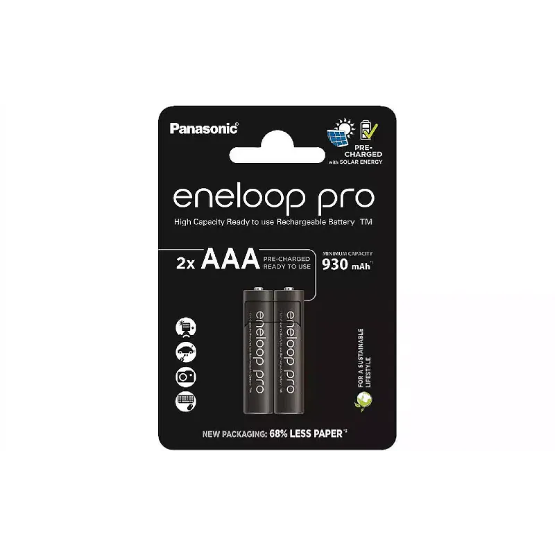 بطارية Panasonic Eneloop (BK-4HCDE/2CP)