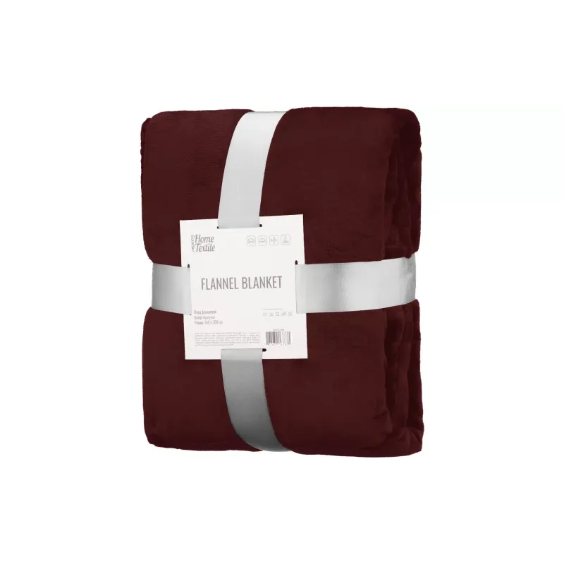 منقوشة Ardesto Flannel, Burgundy (ART0221SB)
