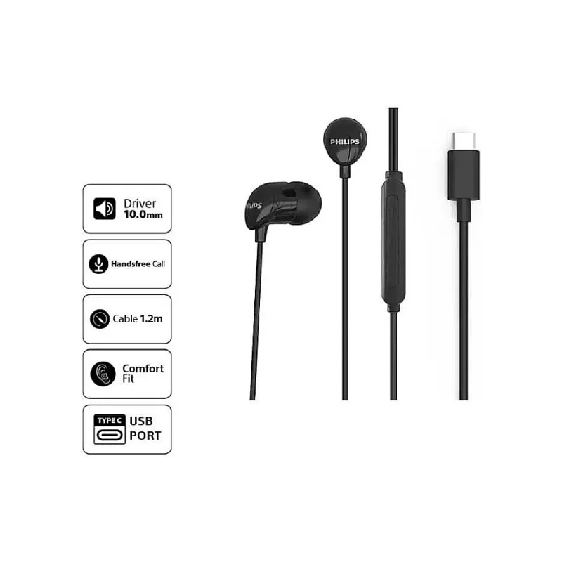 سماعات الرأس Philips, Black (TAE2146BK/00)