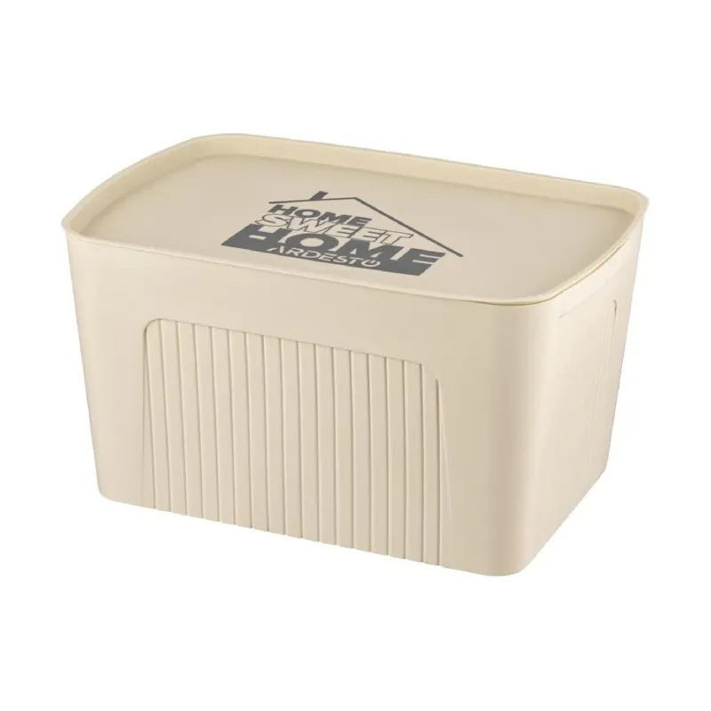 Aufbewahrungsbox mit Deckel Ardesto, Beige (ARHC2523B)