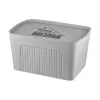 Caja de almacenamiento con tapa Ardesto, Gray (ARHC2523G)
