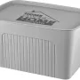 Caja de almacenamiento con tapa Ardesto, Gray (ARHC2523G)