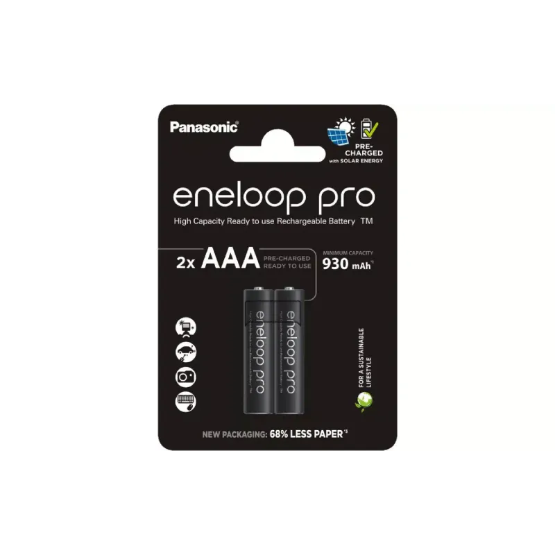 بطارية Panasonic Eneloop (BK-4HCDE/2CP)
