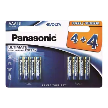 Batería Panasonic Evolta AA (LR03EGE/8B4F)