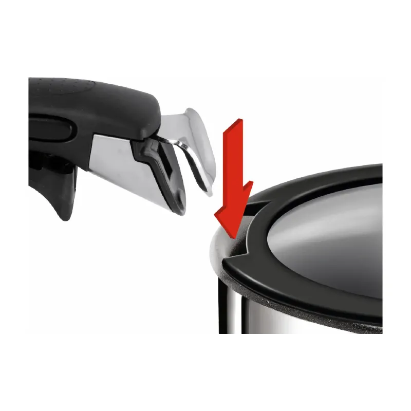 Капак Tefal Ingenio, Transparent Black (L9846753)