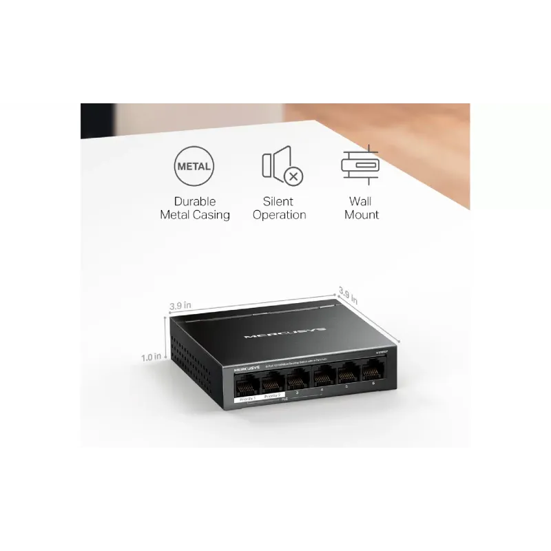 Комутатор Mercusys  (MS106LP)