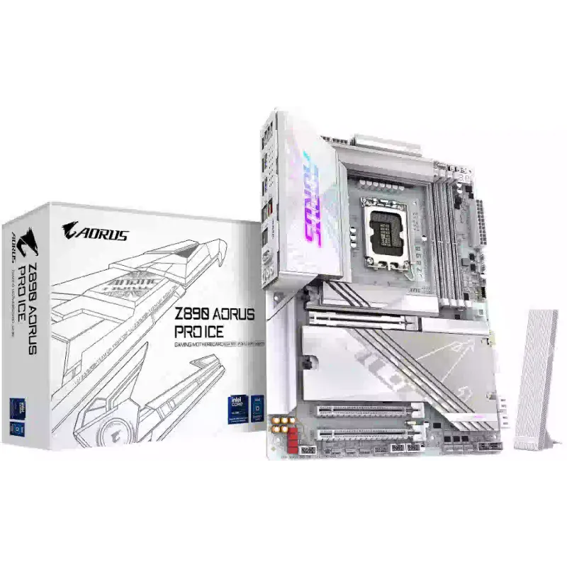 Материнська плата Gigabyte  Ice (Z890 AORUS PRO ICE)