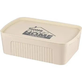 Ящик для хранения с крышкой Ardesto, Beige (ARHC2513B)