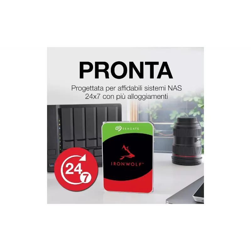 Shranjevanje na trdem disku Seagate IronWolf (ST6000VN006)