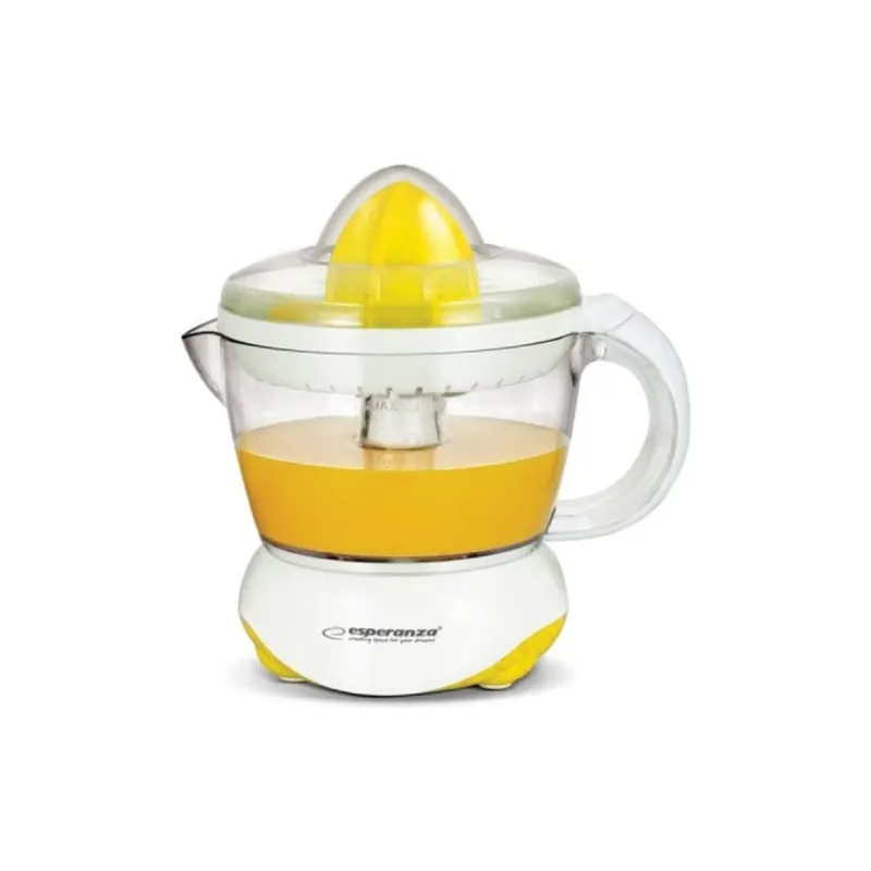 Gyümölcscentrifuga Esperanza, White/Yellow (EKJ001Y)