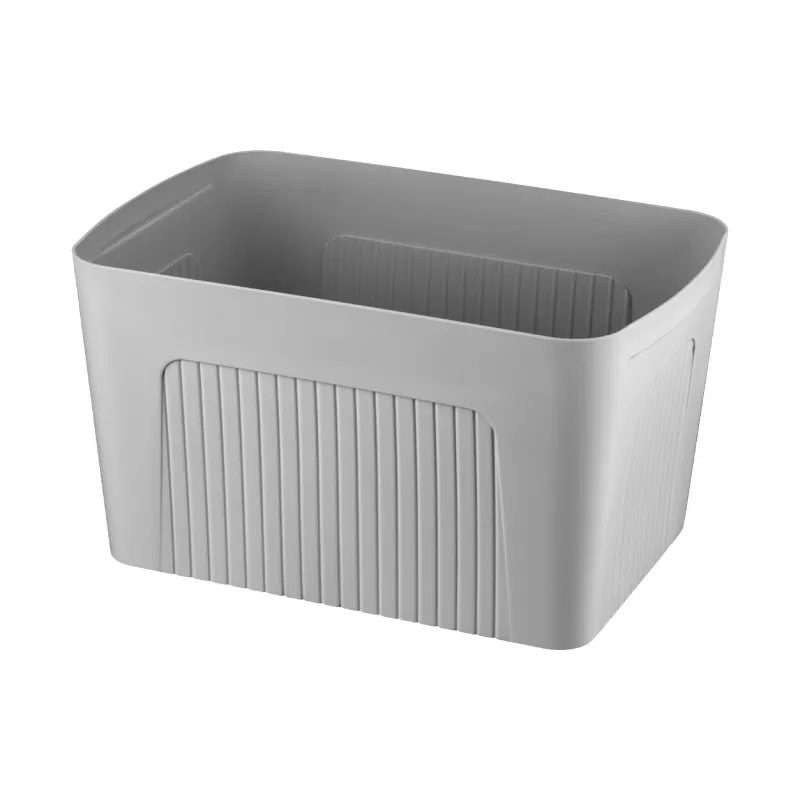 Caja de almacenamiento con tapa Ardesto, Gray (ARHC2523G)