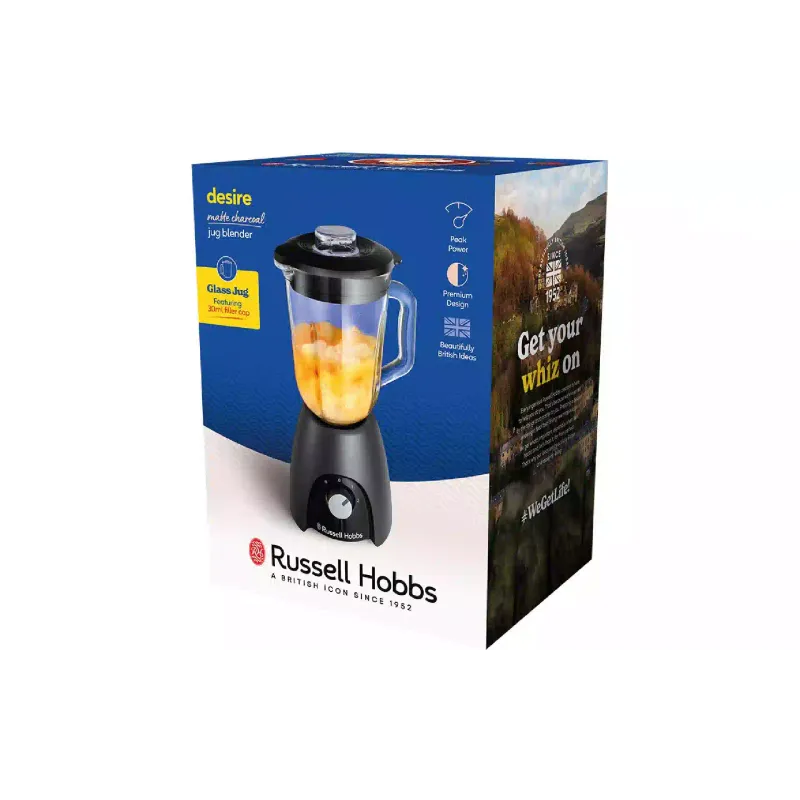 Блендер Russell Hobbs Jug Blender (27121-56), Matte Charcoal