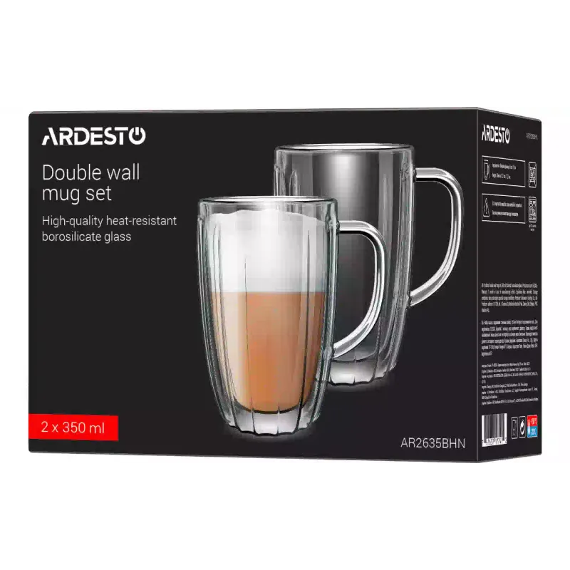 Taza Ardesto, Transparent (AR2635BHN)