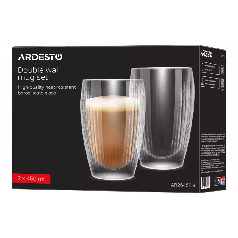 Φλιτζάνι Ardesto, Transparent (AR2645BN)