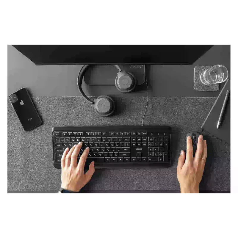 Membrane keyboard 2E  Black (2E-KS120UB_UA)