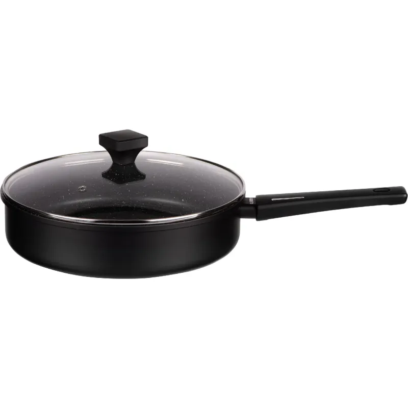 Глибока сковорода з кришкою Ardesto Gemini Gourmet Andria, Black (AR1928GMG)