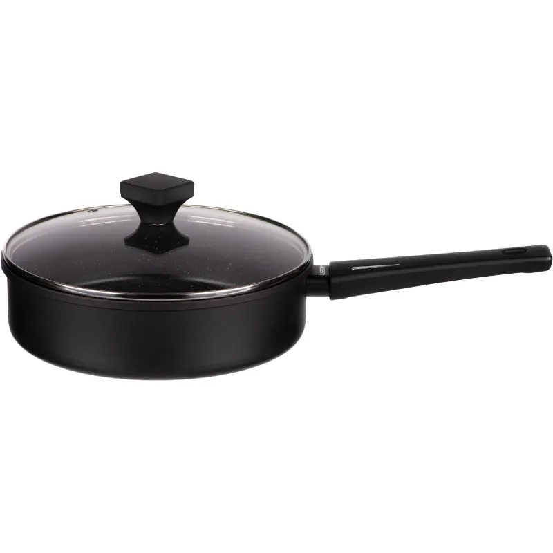 مقلاة عميقة مع غطاء Ardesto Gemini Gourmet Andria, Black (AR1924GMG)