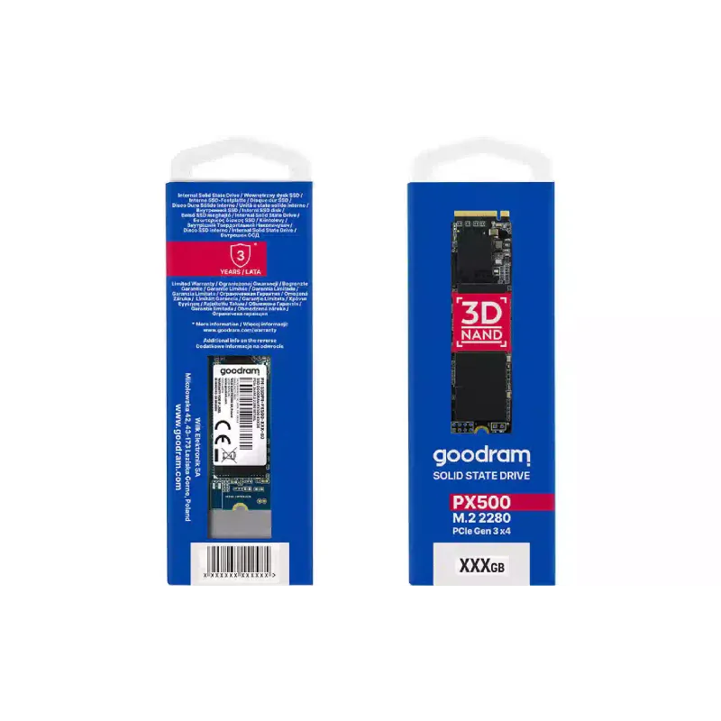 Накопичувач M.2 Goodram (SSDPR-PX500-512-80-G3), PCIe, M.2