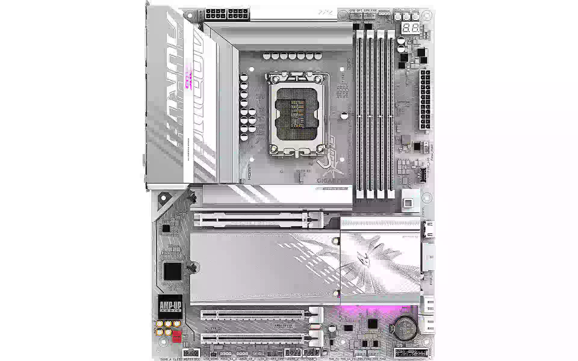 Дънна платка Gigabyte (Z890 AORUS ELITE WIFI7 ICE) Дънна платка Gigabyte (Z890 AORUS ELITE WIFI7 ICE)