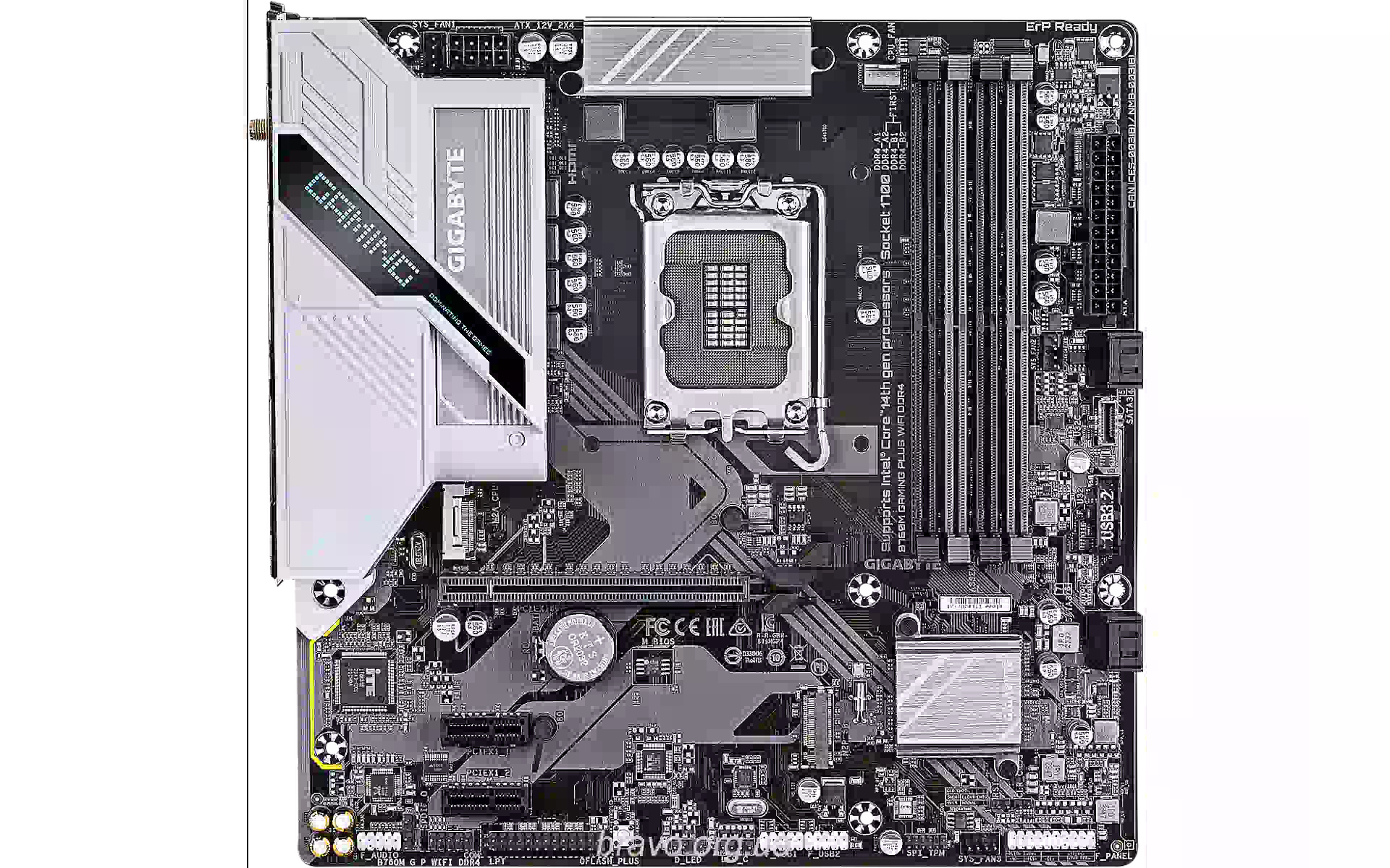 Дънна платка Gigabyte (B760M GAMING PLUS WIFI DDR4) Дънна платка Gigabyte (B760M GAMING PLUS WIFI DDR4)