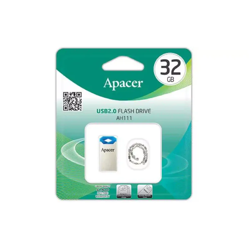 USB-Laufwerk Apacer, Silver/Blue (AP32GAH111U-1)