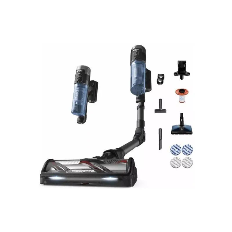 Aspirador de pó Rowenta X-Force Flex 12.60 Neo Auto Aqua Allergy, Black/Blue (RH9LC1WO)