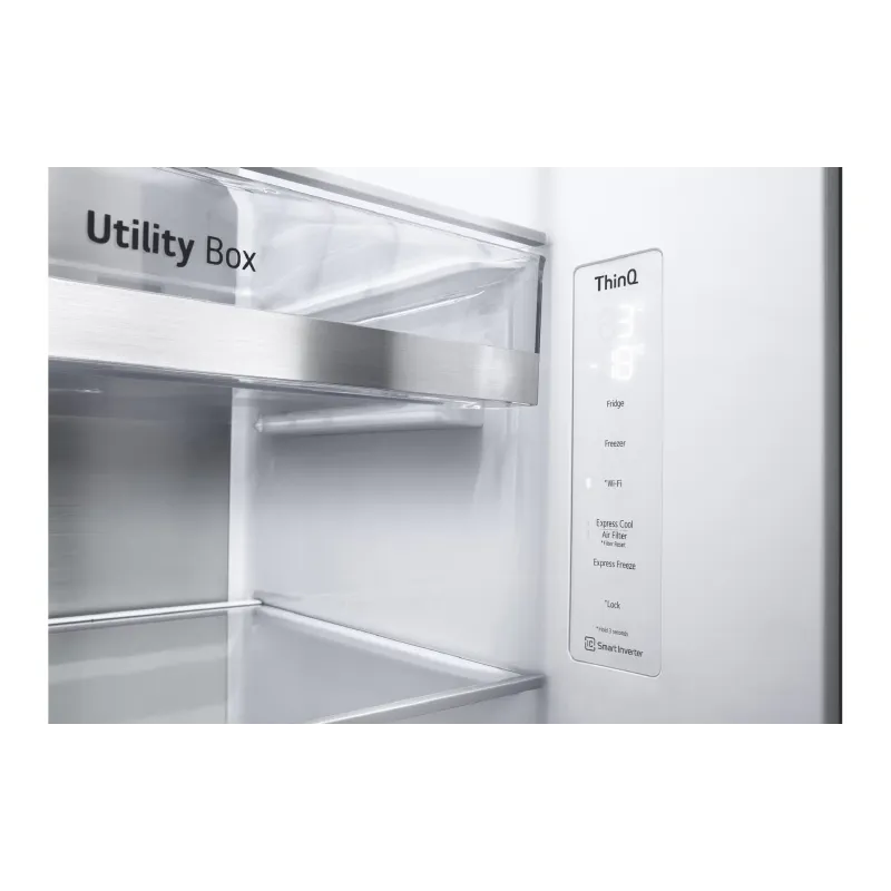ثلاجة LG, Black (GC-Q257CBFV)