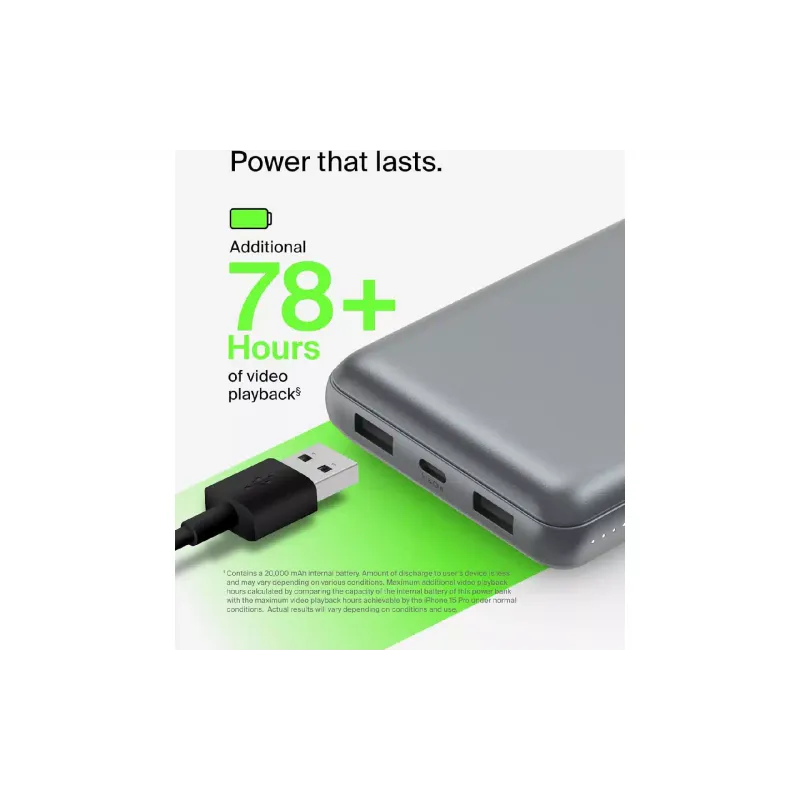 Power bank Belkin, Gray (BPB012BTGY)