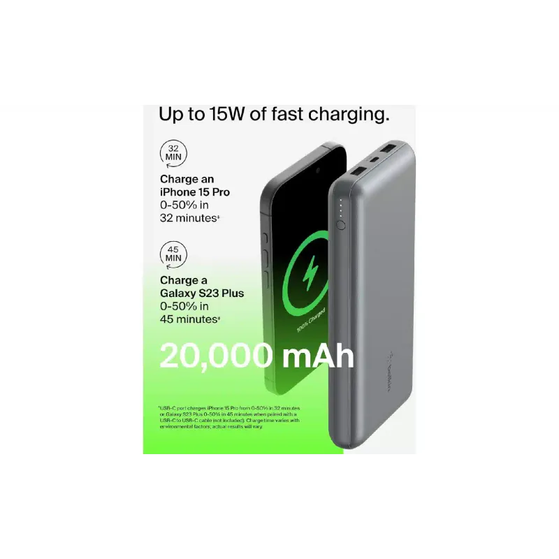 Power bank Belkin, Gray (BPB012BTGY)