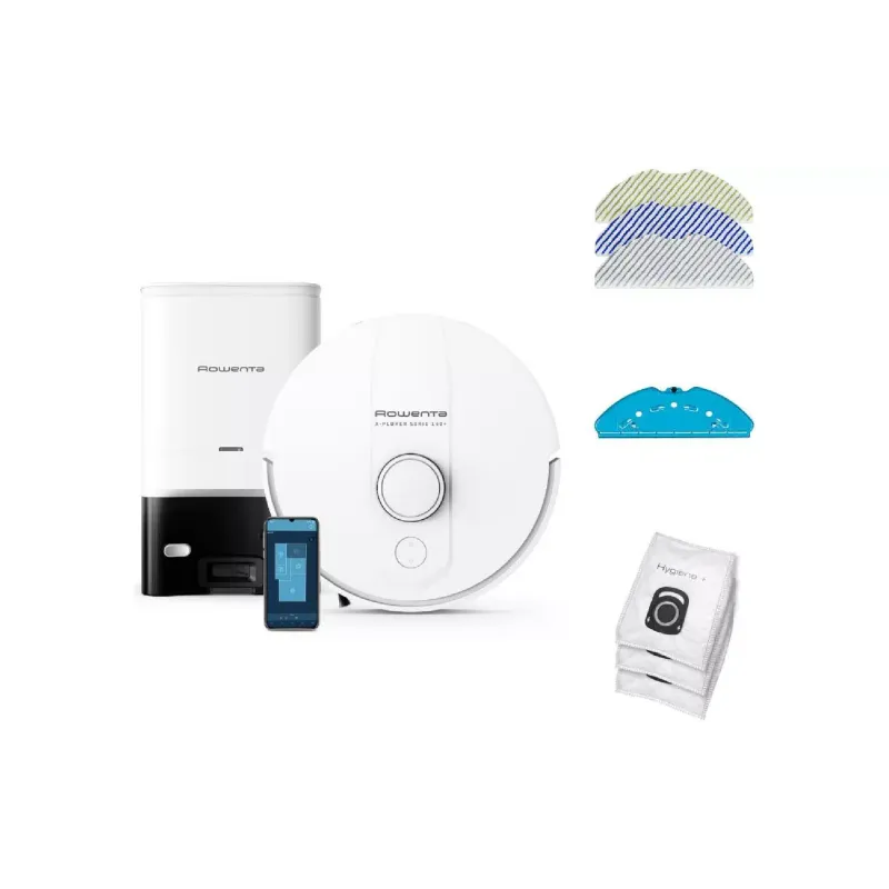 Robot porszívó Rowenta X-Plorer Serie 140+ Total Care, White (RR9197WH)