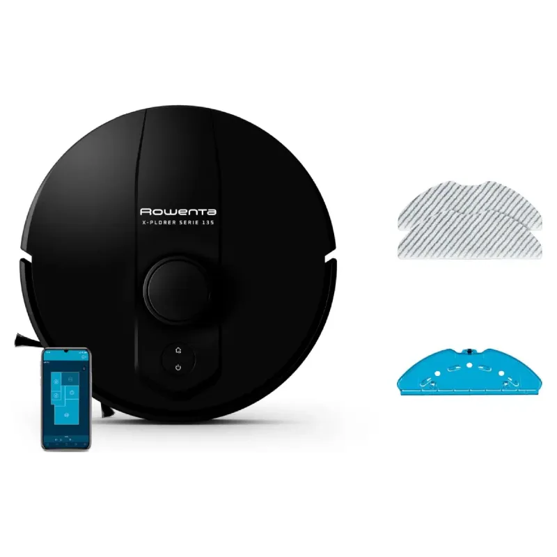 Robot aspirador Rowenta X-Plorer Serie 135 Standart, Black (RR91C5WH)