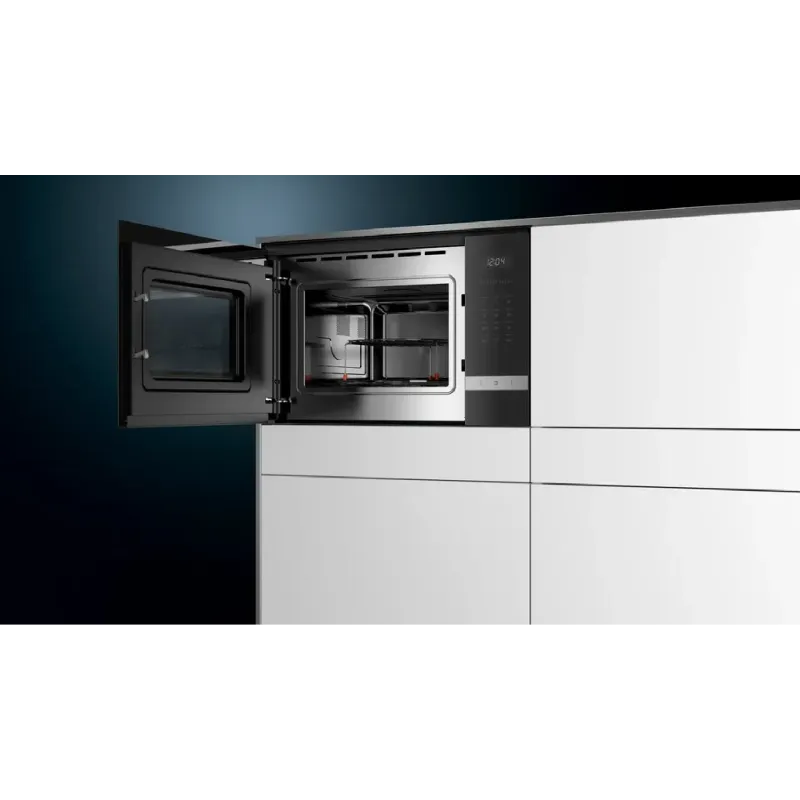 Beépített mikrohullámú sütő Siemens, Stainless steel (BE555LMS0)