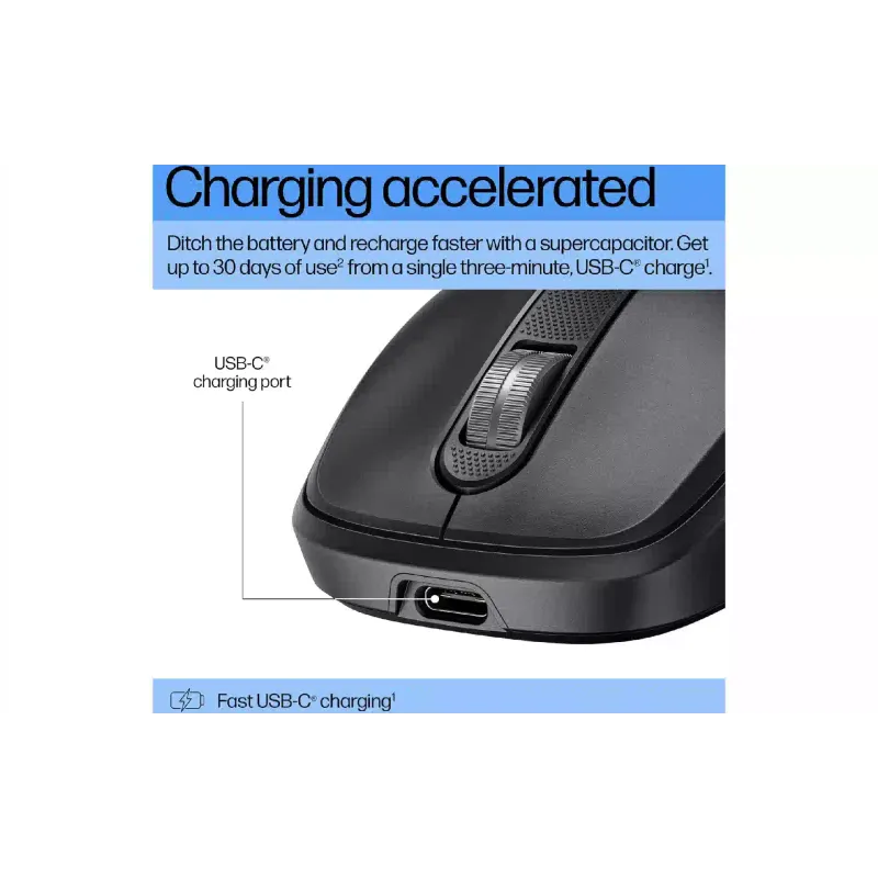 Egér HP 510, Black (9C2F6AA)