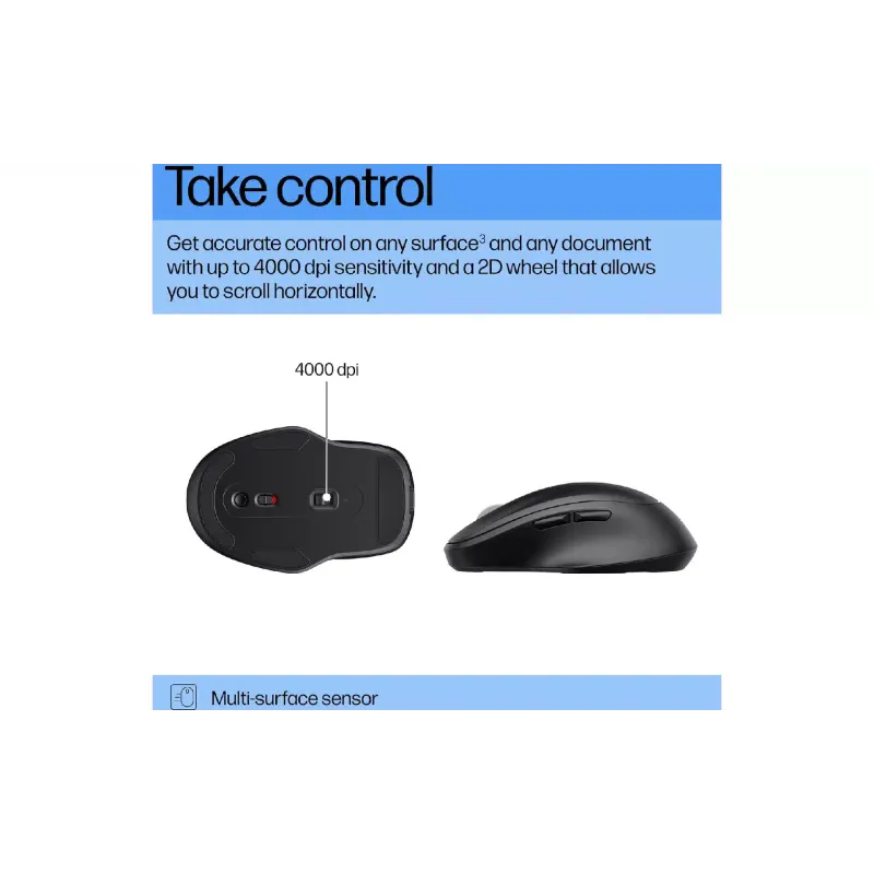 Egér HP 510, Black (9C2F6AA)