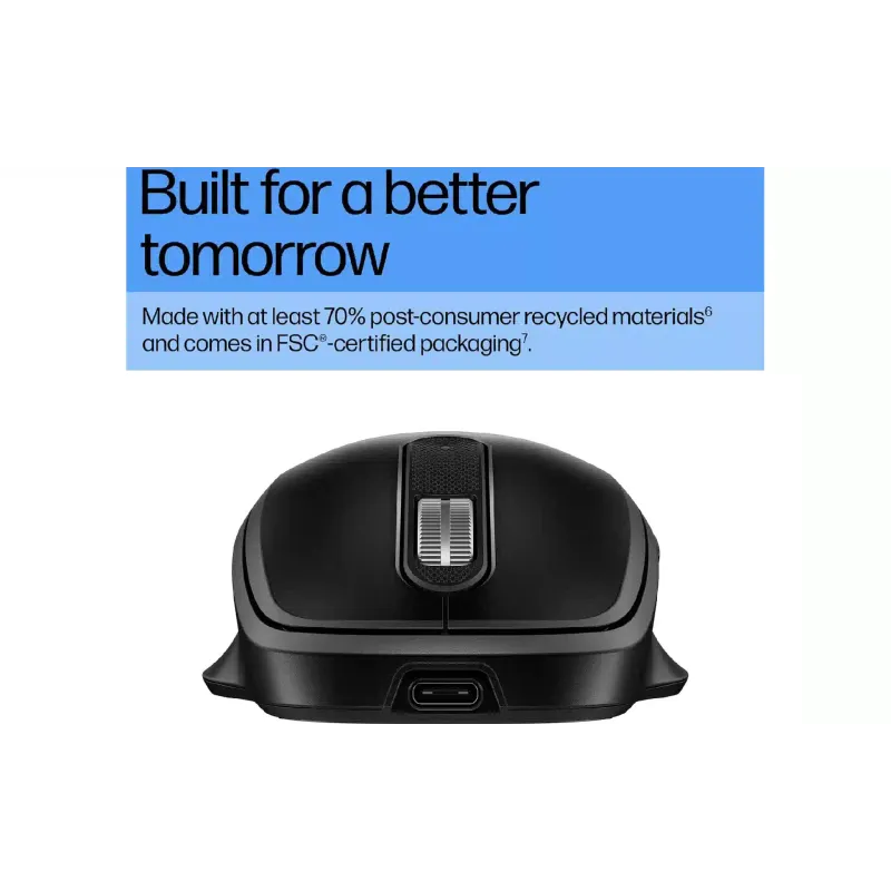 Egér HP 510, Black (9C2F6AA)