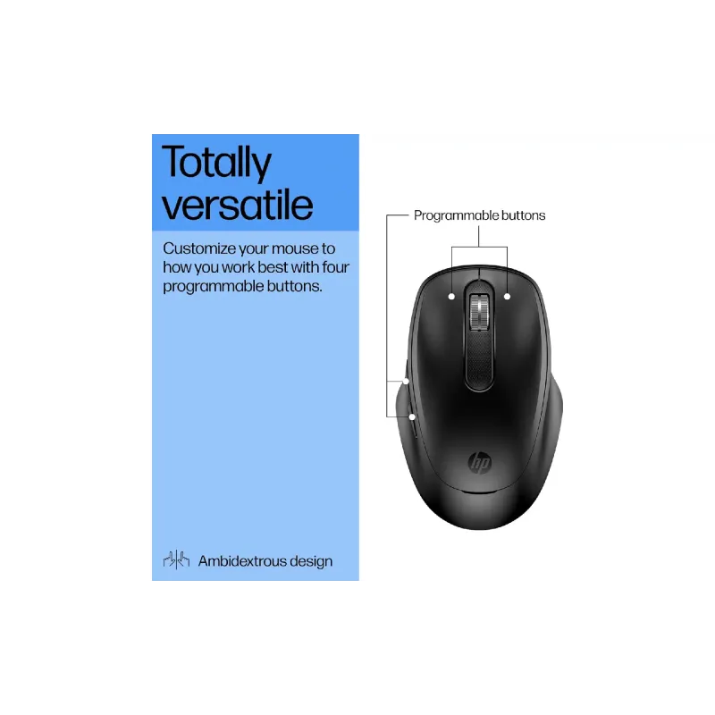 Egér HP 510, Black (9C2F6AA)