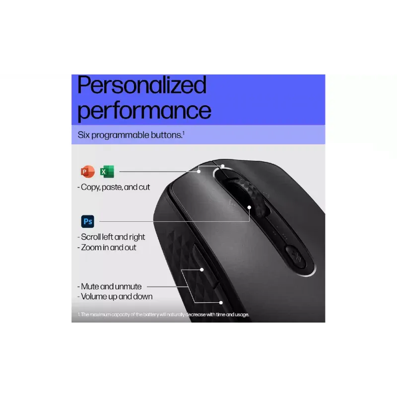 Egér HP 690, Black (7M1D4AA)