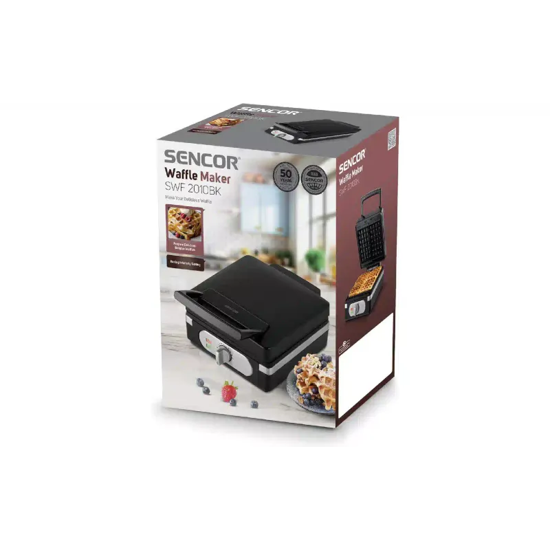 pekač za vaflje Sencor, Black (SWF2010BK)