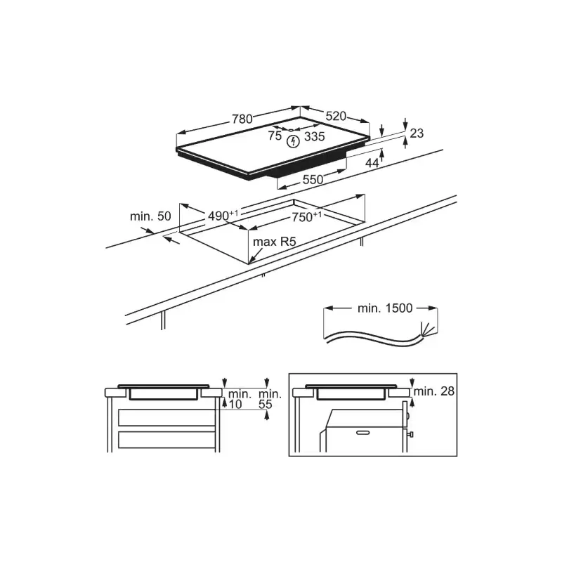 Варочная поверхность Electrolux (EIV85453)