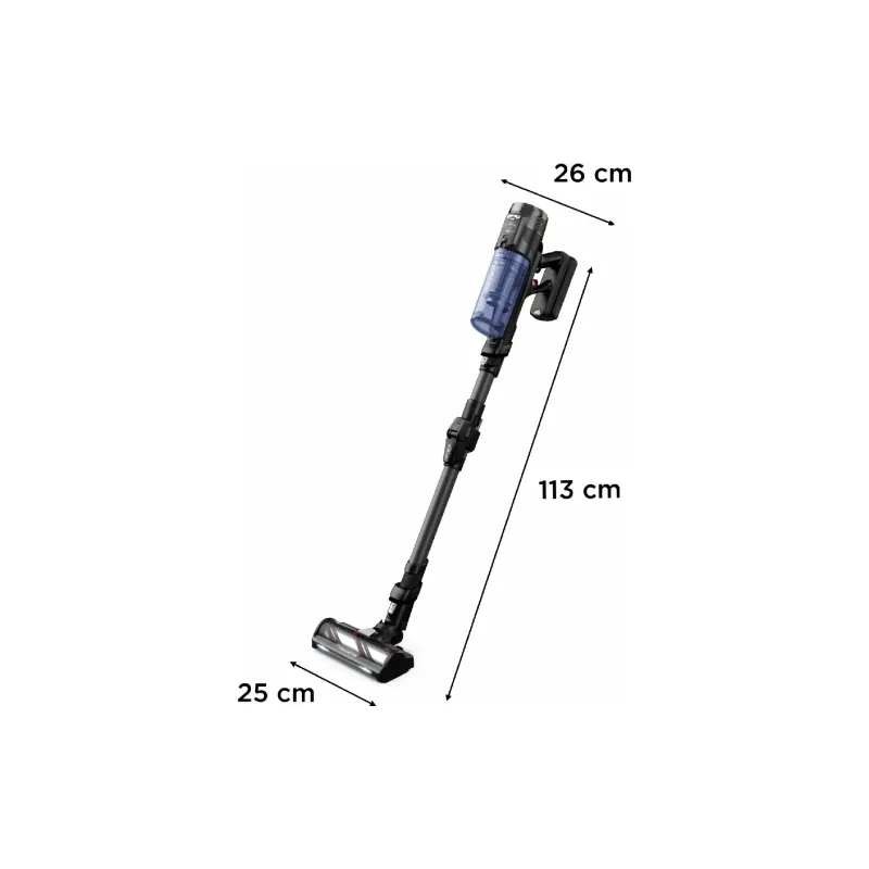 Aspirador de pó Rowenta X-Force Flex 12.60 Neo Auto Aqua Allergy, Black/Blue (RH9LC1WO)