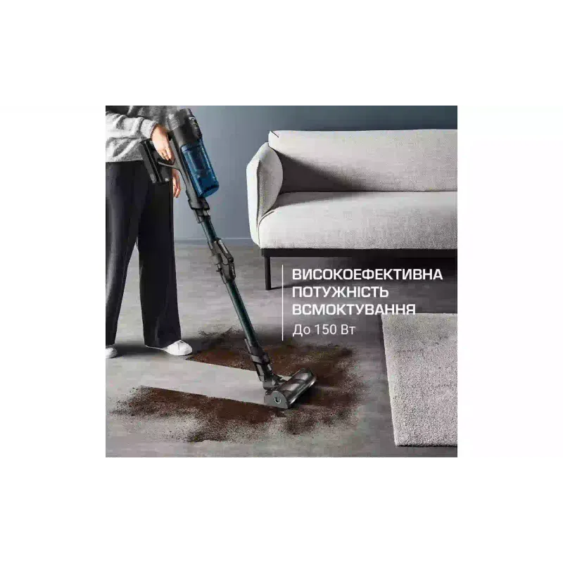 Aspirador de pó Rowenta X-Force Flex 12.60 Neo Auto Aqua Allergy, Black/Blue (RH9LC1WO)