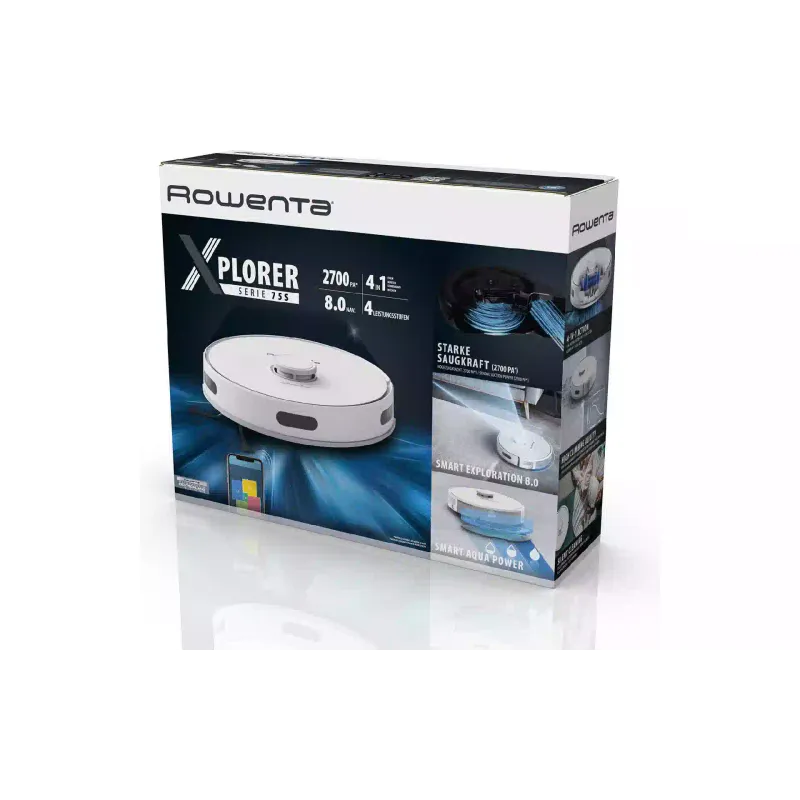 Robotski sesalnik Rowenta, White (RR8567WH)