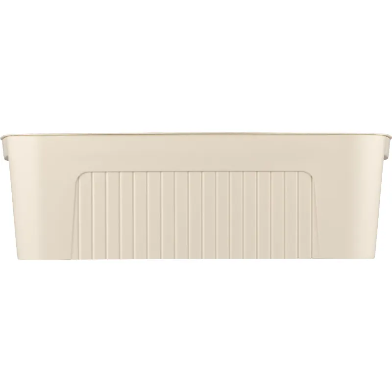 Storage box with lid Ardesto, Beige (ARHC2513B)