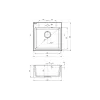 حوض المطبخ Deante, Black (ZQJNN103)