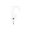 حوض المطبخ Deante, Black (ZQJNN103)