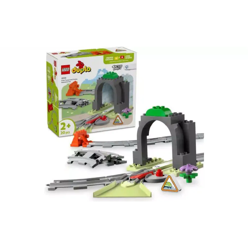 Κατασκευαστής LEGO Duplo Trains Train Tunnel and Tracks Expansion Set (10425)