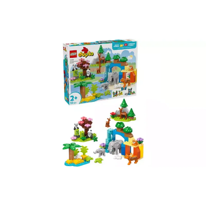 Konstruktőr LEGO Duplo 3in1 Wild Animal Families (10446)